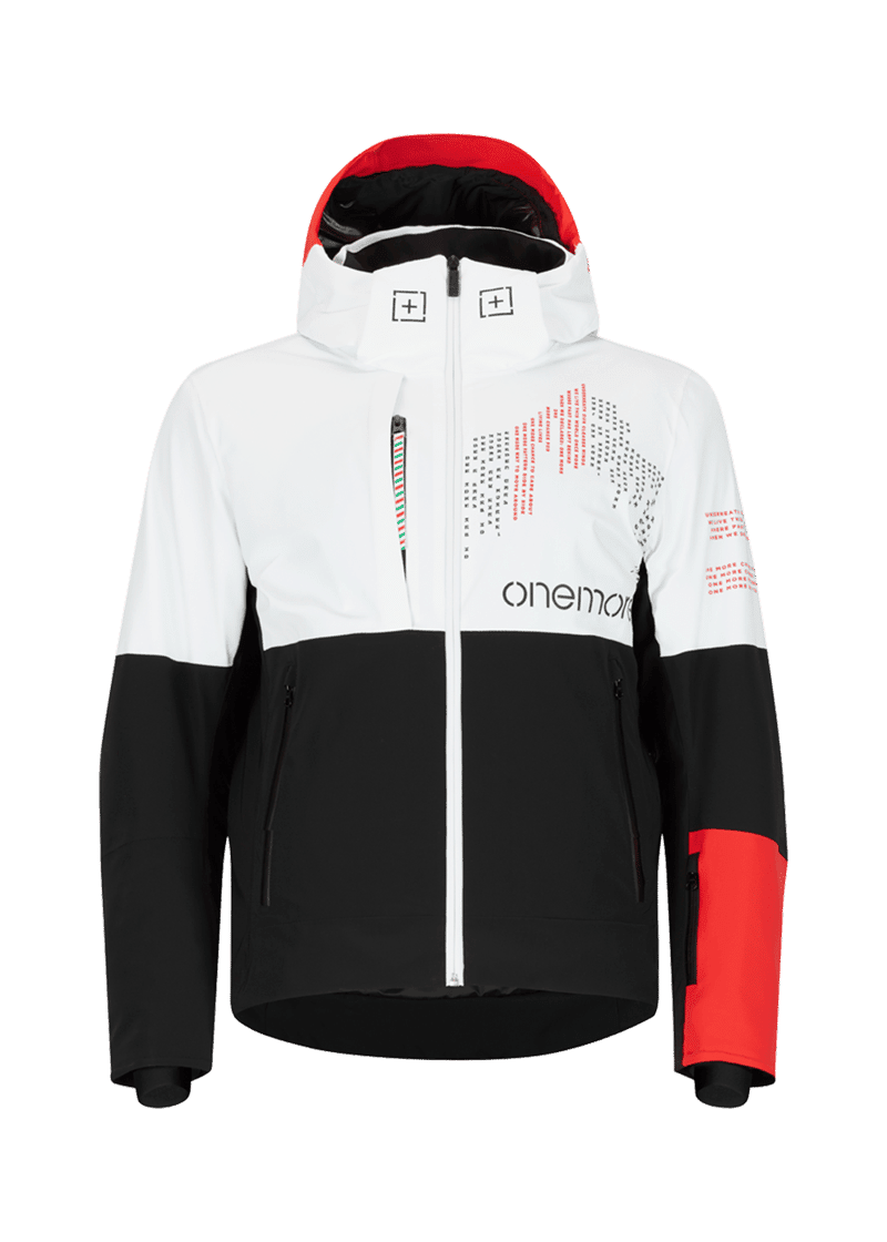 Pánska lyžiarska bunda OneMore 101 - INSULATED SKI JACKET PRINTED OLIMPIC
