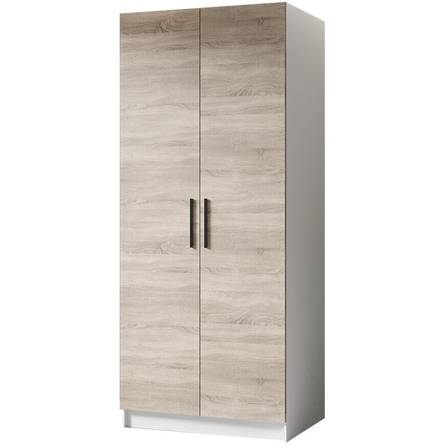 Skriňa Gold 2d Biela/Dub Sonoma