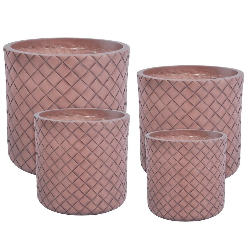 Kvetináč LT14743-4S 36x36x36 hrdza P264