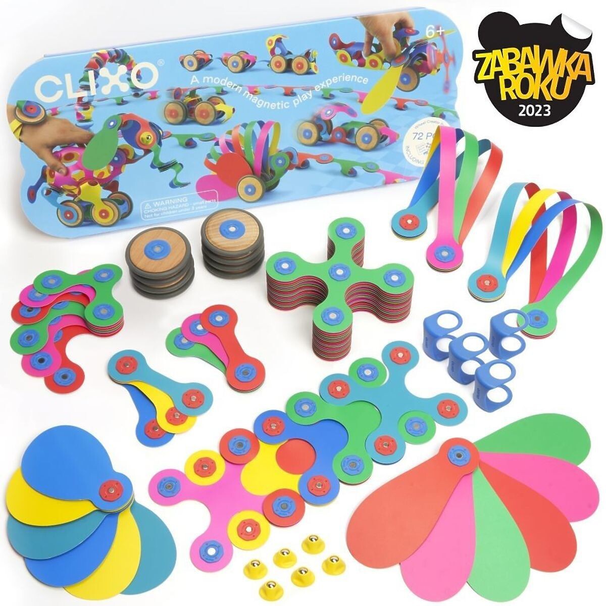 Sada Clixo na tvorbu magnetických vozidiel