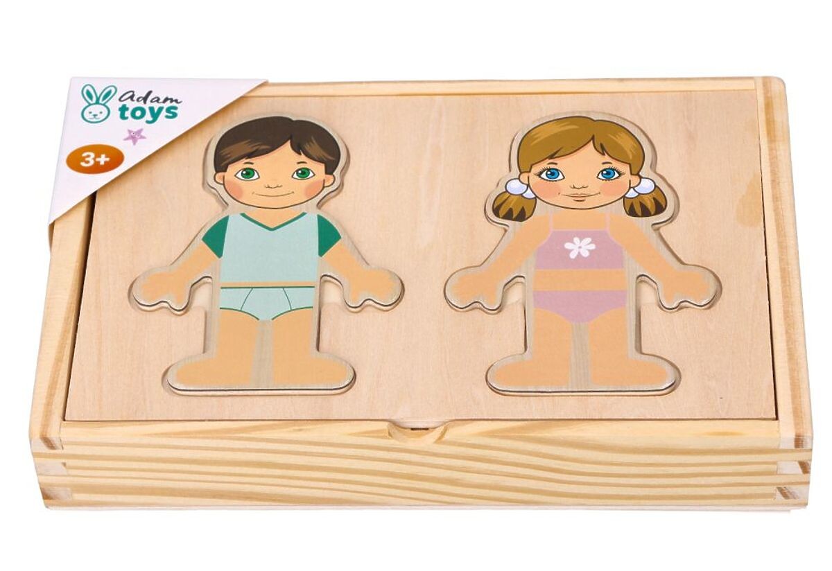 Magnetická obliekačka Deti sveta