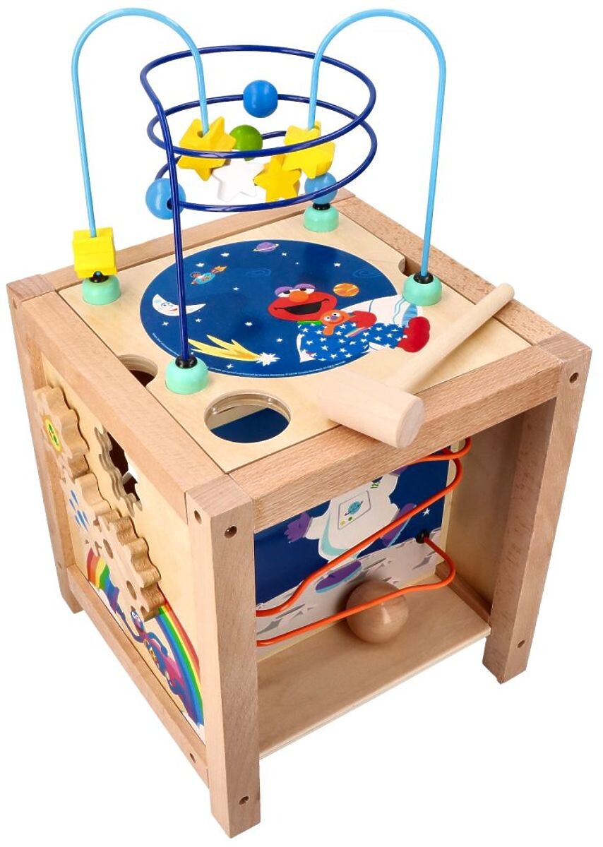 Aktívna kocka s postavičkami zo Sezamovej ulice