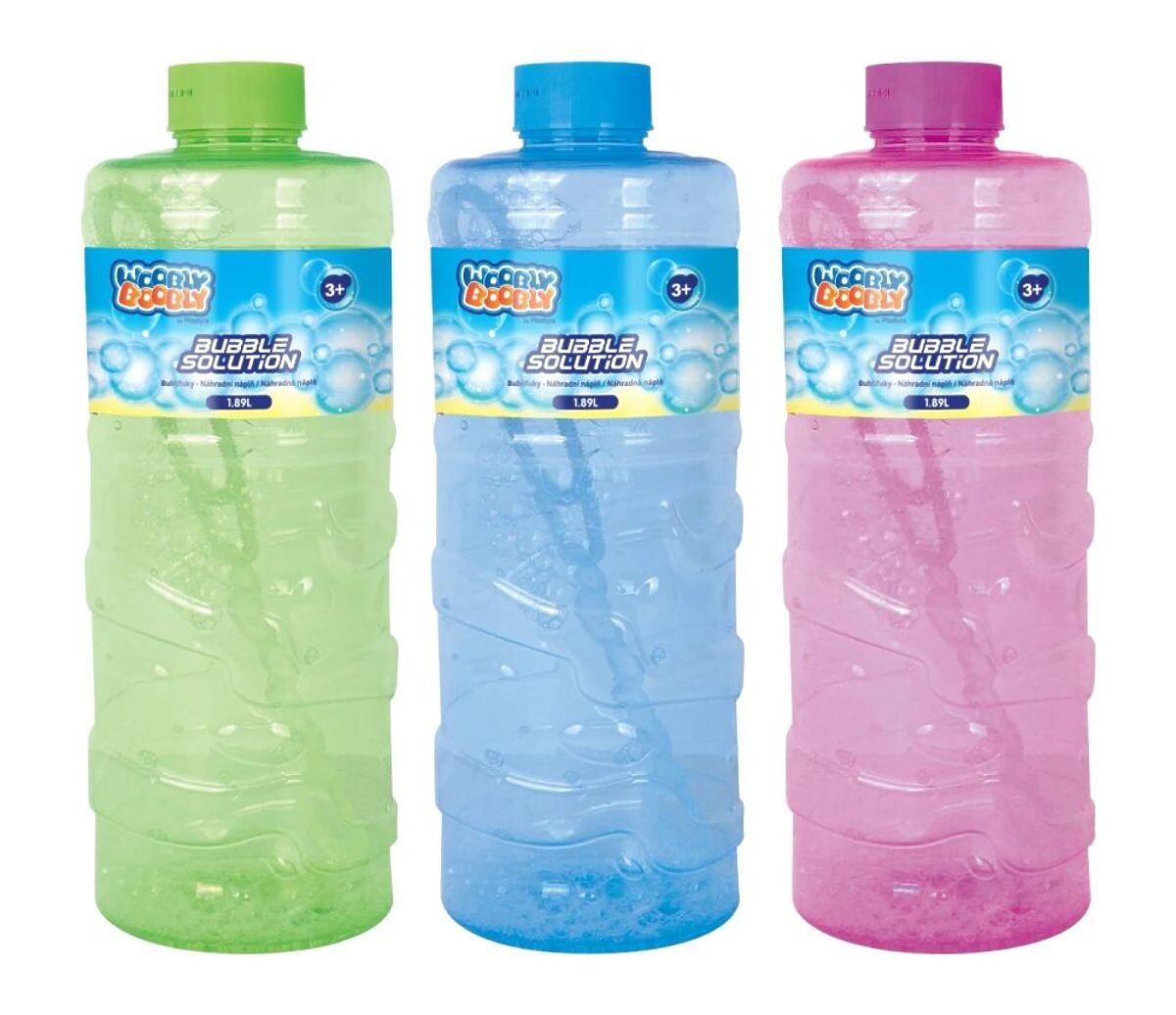 Dopĺňacia kvapalina do mydlových bublín 1,89 L Woobly Boobly