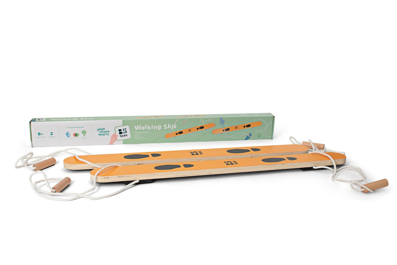 Drevené turistické lyže