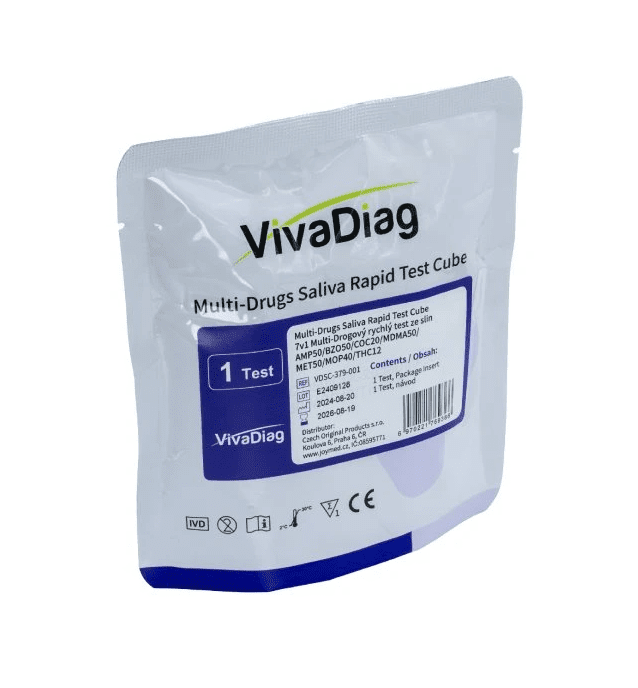 7v1 drogový test - VivaDiag - 1 kusov antigénové testy