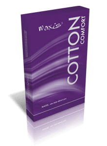 MAXIS COMFORT COTTON LÝTKOVÉ PANČUCHY veľkosť 4, krátke, bez špice, bronz 1pár