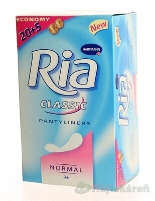 Ria SLIP CLASSIC NORMAL, hygienické vložky 25ks