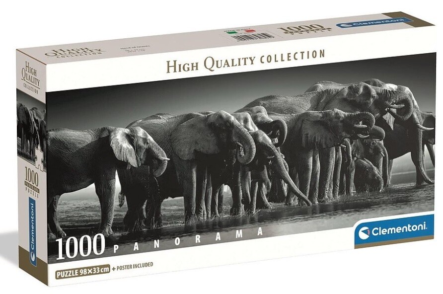 Clementoni Puzzle 1000 Panorama Herd of Giants