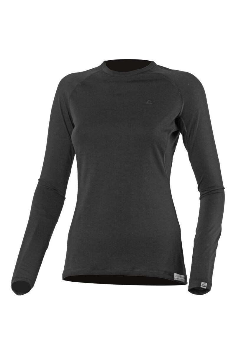 Lasting DITA 9090 čierne vlnené merino triko Veľkosť: XS 8595067803975