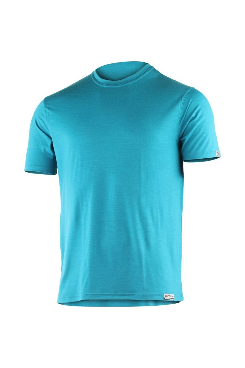 Lasting CHUAN 5858 modré pánske vlnené merino triko Veľkosť: L 8595067881485