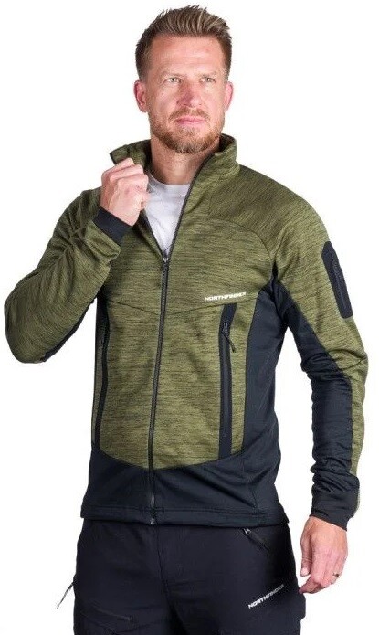 Northfinder GENNARO pánska mikina blackdarkgreen MI-3866OR-550 Veľkosť: M 8584153602349