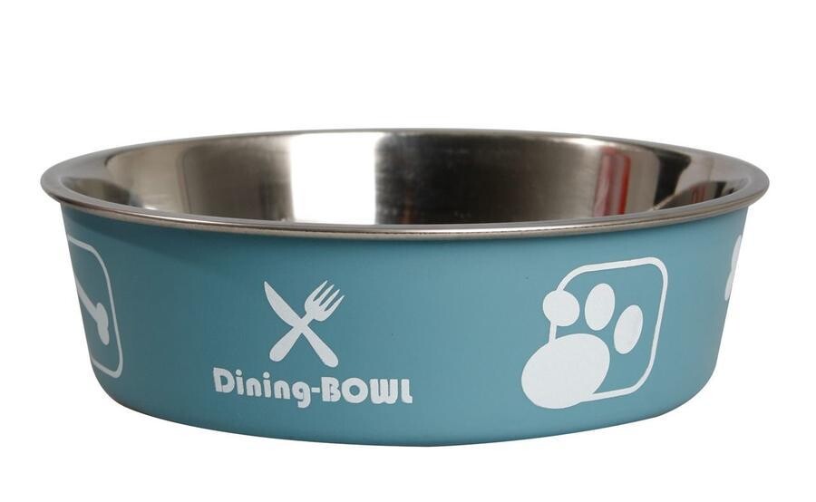 Miska nerezová s plastovým opláštěním modrá 21,5cm 1,5l