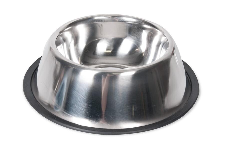 Nerezová miska s gumovým okrajem 25cm 2,3l