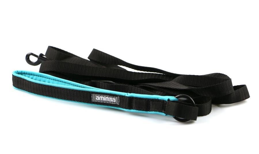 Aminela stopovací vodítko Sport & City 15m tyrkysová/černá
