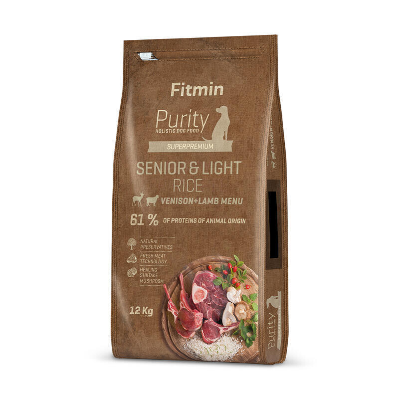 Fitmin dog Purity Rice Senior&Light Venison&Lamb