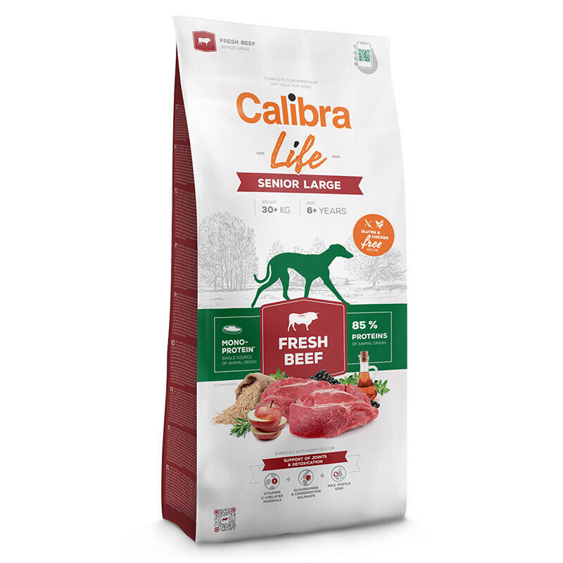 Calibra Dog Life Senior Large Fresh Beef