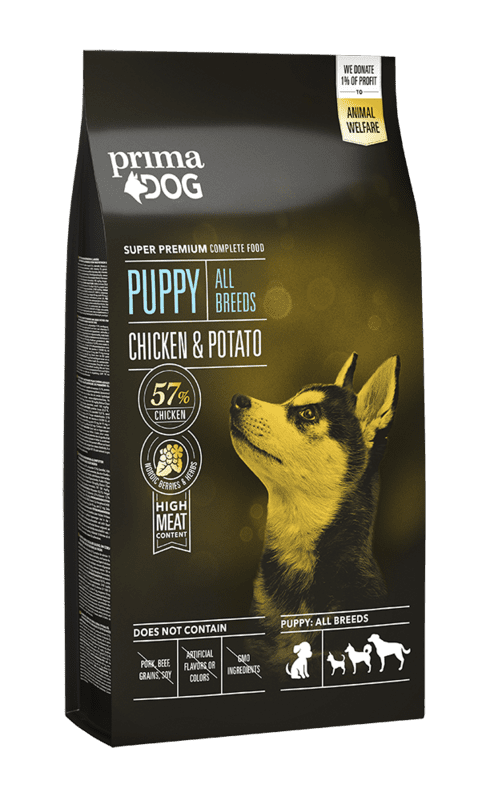 PrimaDog Puppy All Breeds Chicken & Potato 10 kg