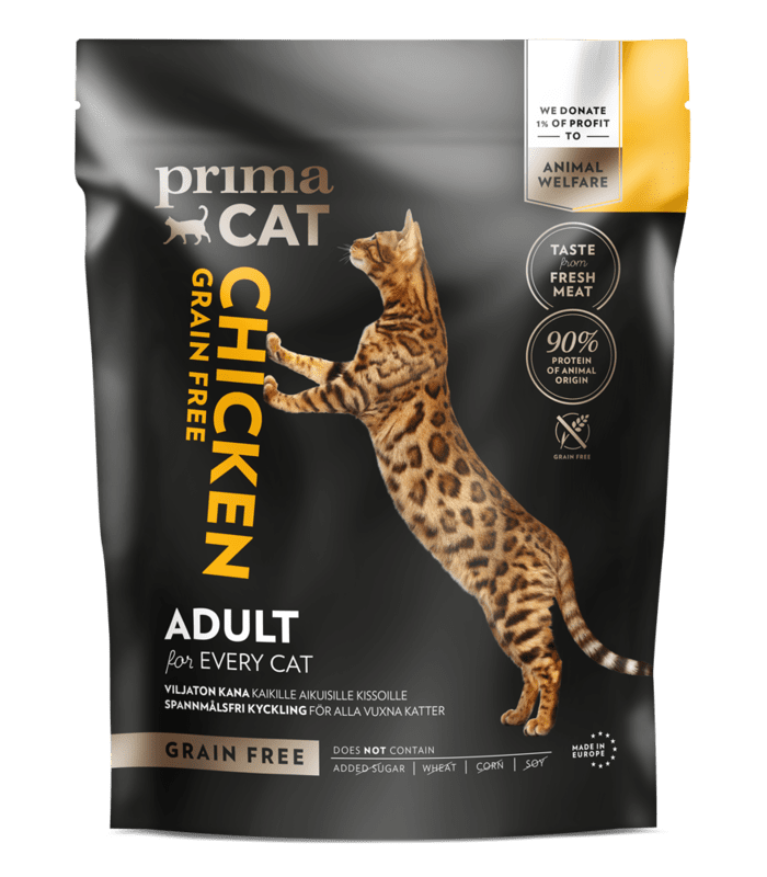 PrimaCat Grain-Free Chicken adult cats 400 g