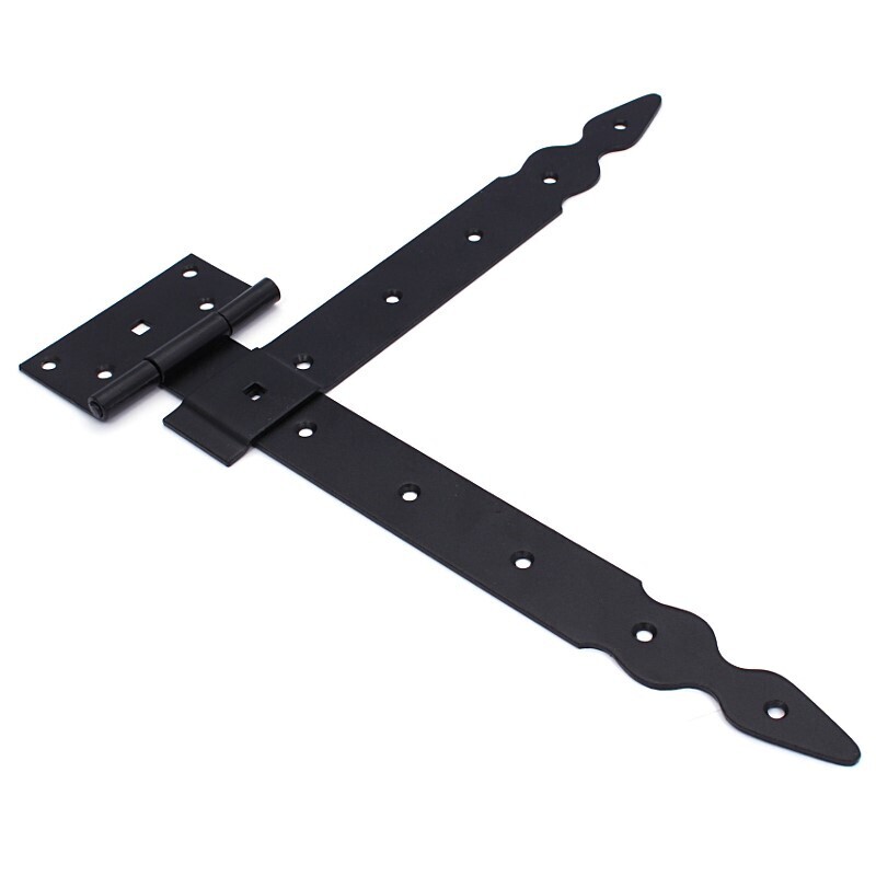 Dekoratívne uhlové pánty GOORAL 30x30 cm 2ks - čierne