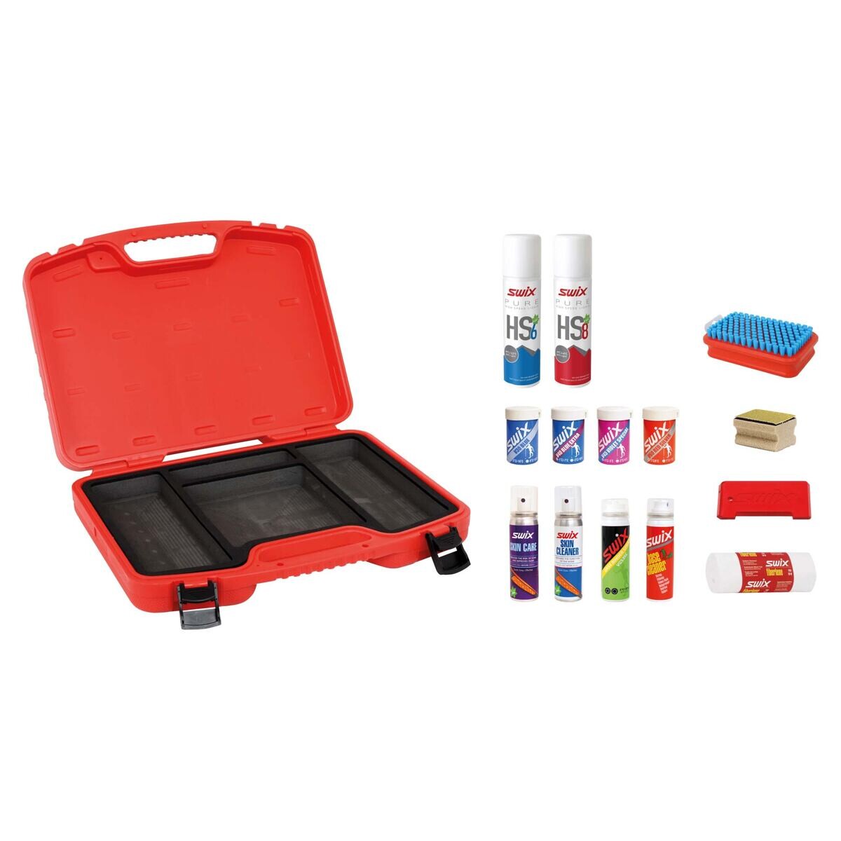 Kufor s voskami Swix T68F-N Filled Waxcase for XC