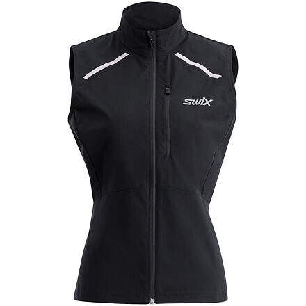 Dámska bežecká vesta Swix Pace Wind Vest W veľkosť oblečenia XS