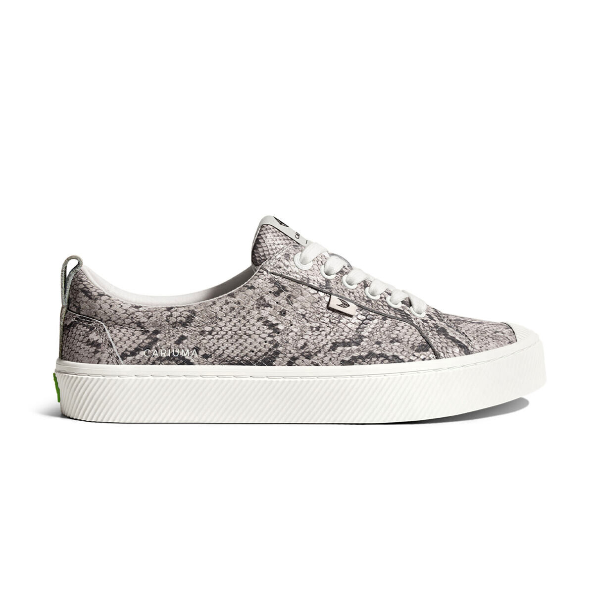 Pánské volnočasové boty Cariuma OCA Low Snake Skin Print Leather Sneaker