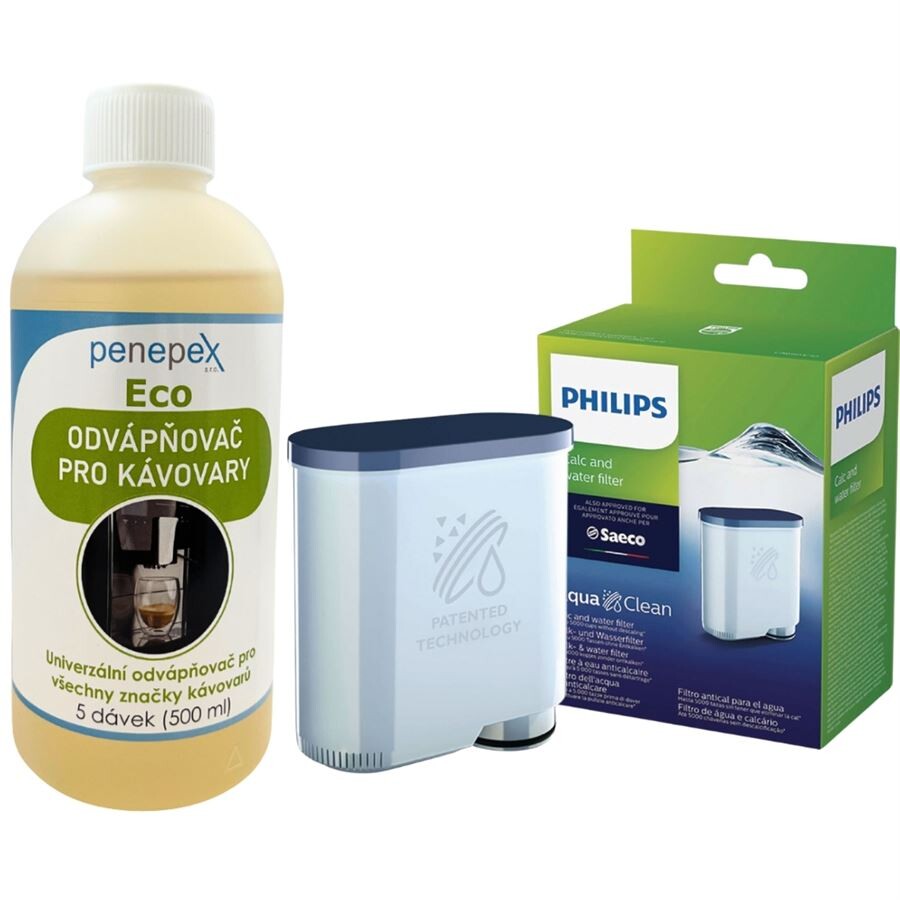 Philips AquaClean CA6903/10 filter do kávovaru + Penepex Eco univerzálny odvápňovač 500 ml