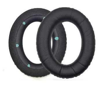 Náhradné náušníky pre slúchadlá Kingston HyperX Cloud Revolver a Revolver S - Čierno modré, kožené