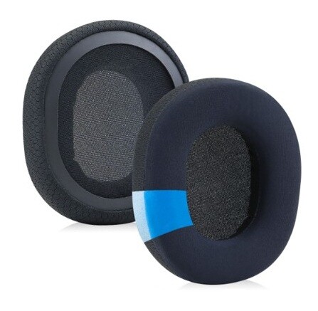 Náhradné náušníky pre slúchadlá Steelseries Arctis 1/3/5/7X/9X - čierne, látkové, s chladivým gélom