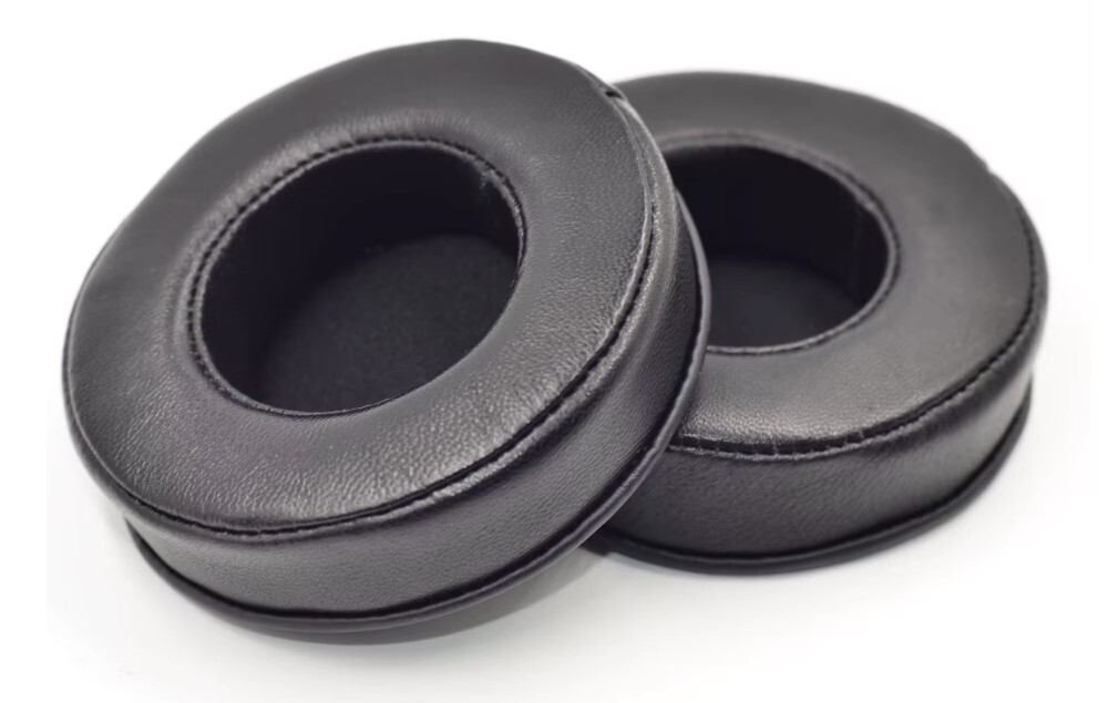 Náhradné náušníky pre slúchadlá Pioneer HDJ1000, HDJ2000, HDJ1500 - Kožené, čierne
