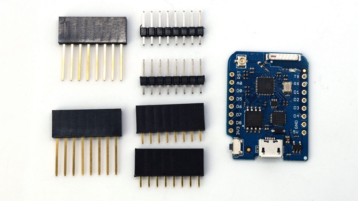 WeMos D1 Mini Pro s konektorom na externú anténu
