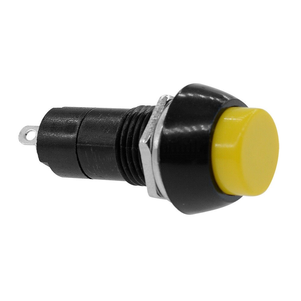 Spínač - Žltý, 12 mm
