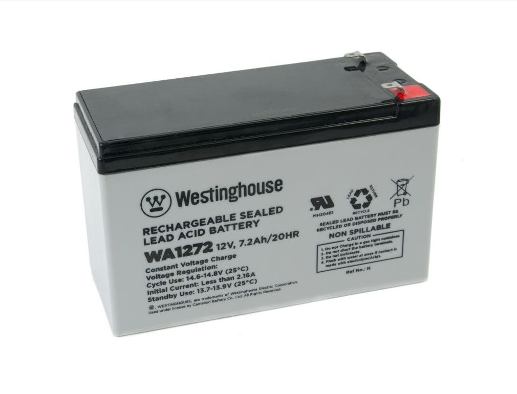 Westinghouse olovený akumulátor WA1272 12V/7,2Ah F1