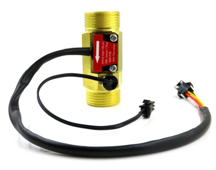 Mosadzný prietokomer s termistorom YF-B6 3/4