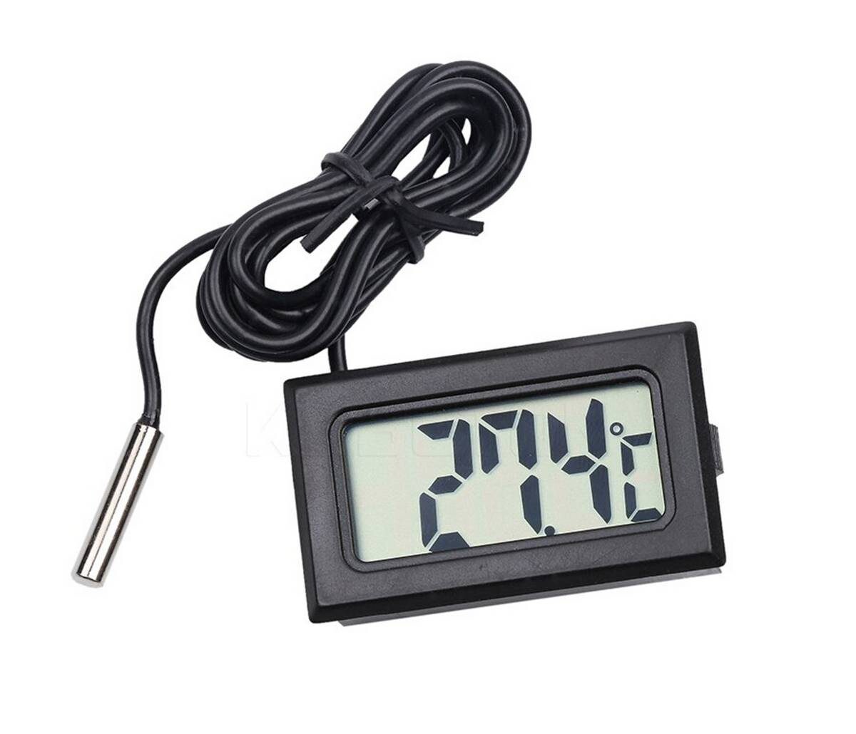 LCD akváriový teplomer - Čierny