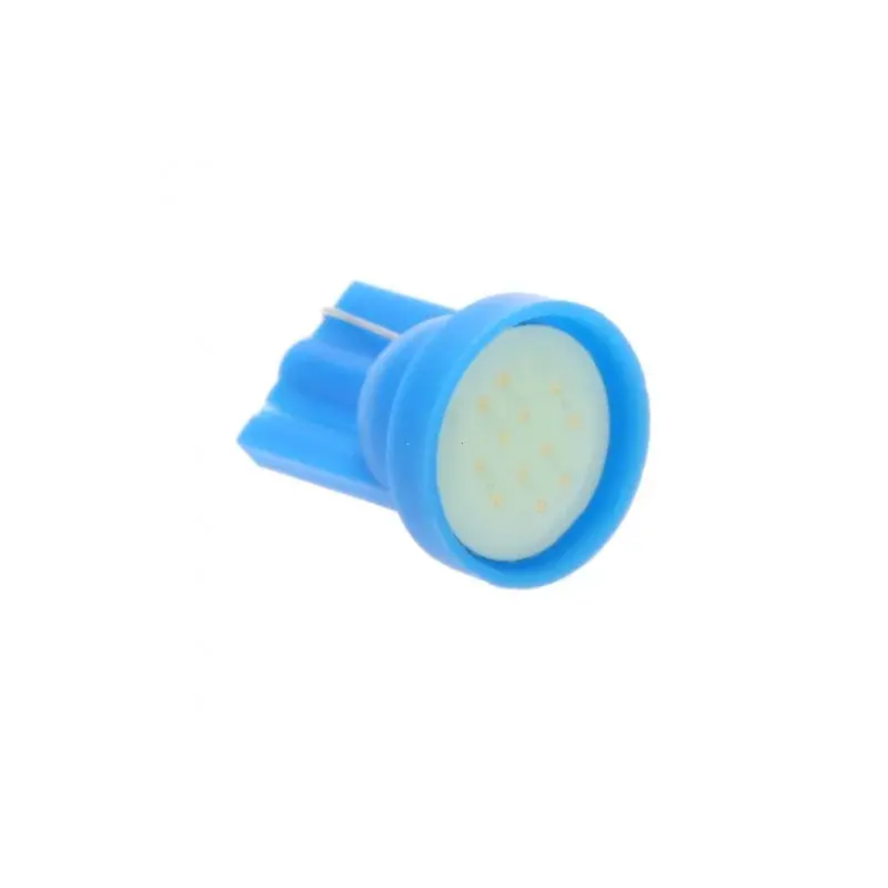 COB LED T10, W5W 1W - Svetlo modrá