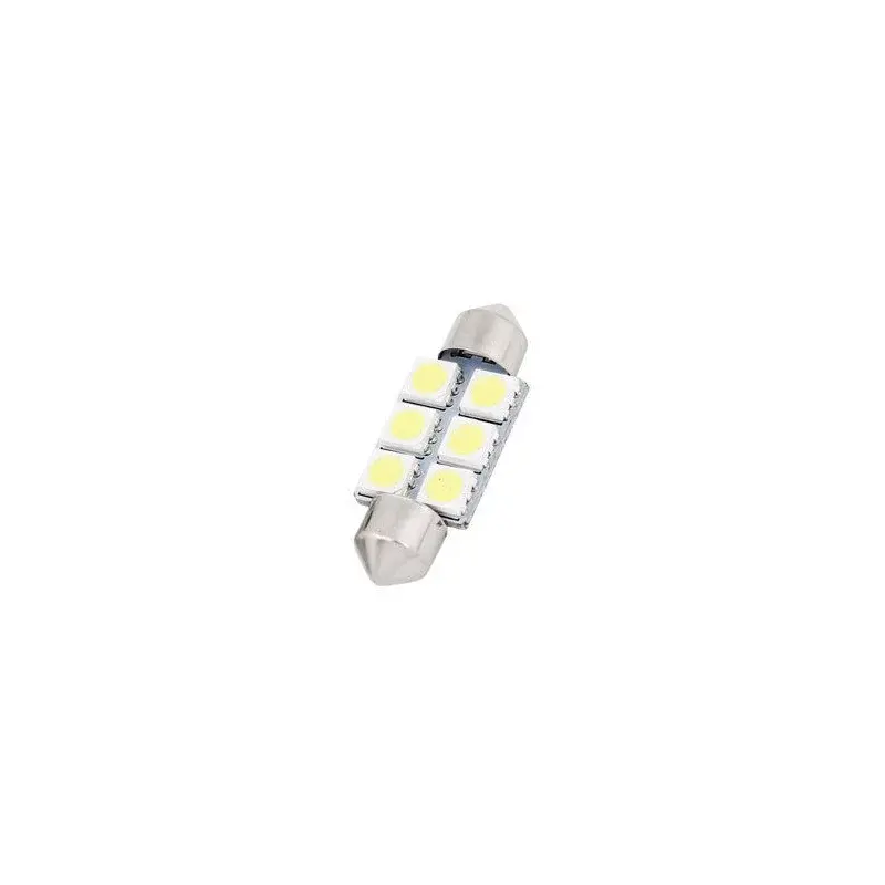 LED 6x 5050 SMD SUFIT - 36mm, Biela
