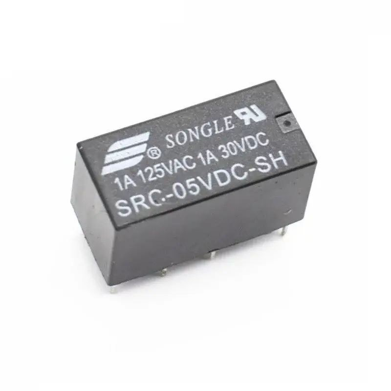 Relé SRC-12VDC-SH, 12V DC / 125V AC 1A, 30V DC 1A, 8-pin