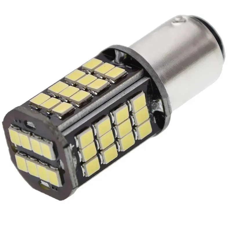 BAY15D, 56x 2835 SMD LED - Bielá, 6V