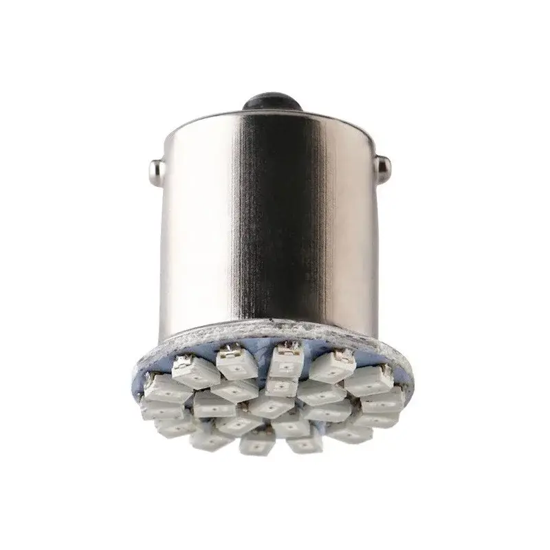 BA15S, 2W, 22x 3014 SMD LED - Biela, 24V
