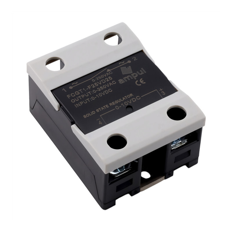 Bezkontaktný regulátor napätia SSR VD, 0-10VDC/0-250VAC, 25 A