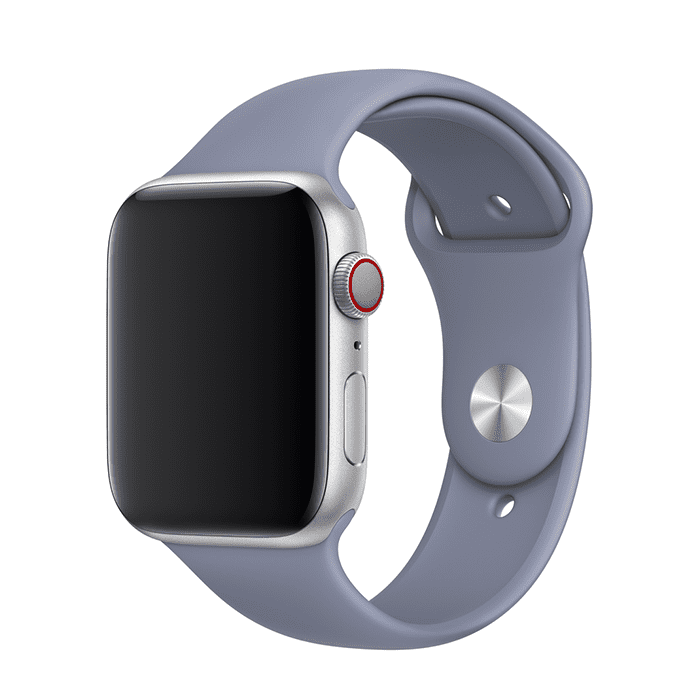 Marvelli - Jednofarebný remienok na Apple Watch - Levandulovo-šedý Veľkosť: 42/44/45/46/49mm, Obvod: M-L (stredný až väčší obvod zápästia), Farba:…