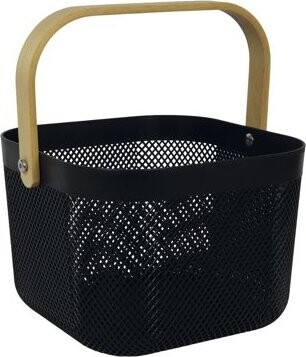 Gastro Košík s bambusovou rukoväťou, kov, výška 237 mm, priemer 242 mm