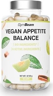 GymBeam Vegan Appetite Balance 90 kapsúl