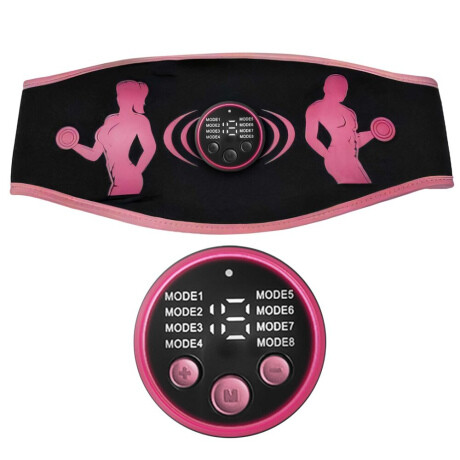 Livefy EMS Belt masážny elektrostimulátor, čierny/ružový