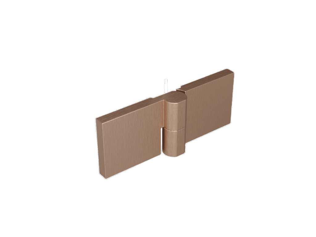 MEXEN - LUNAR pánt pravý /2 kusy/, meď kartáčovaná 830-05-65-P