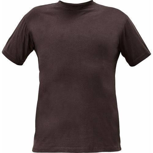 TEESTA tričko tm.hnedá S