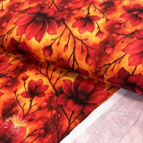 Teplákovina Flower galaxy design A digital print