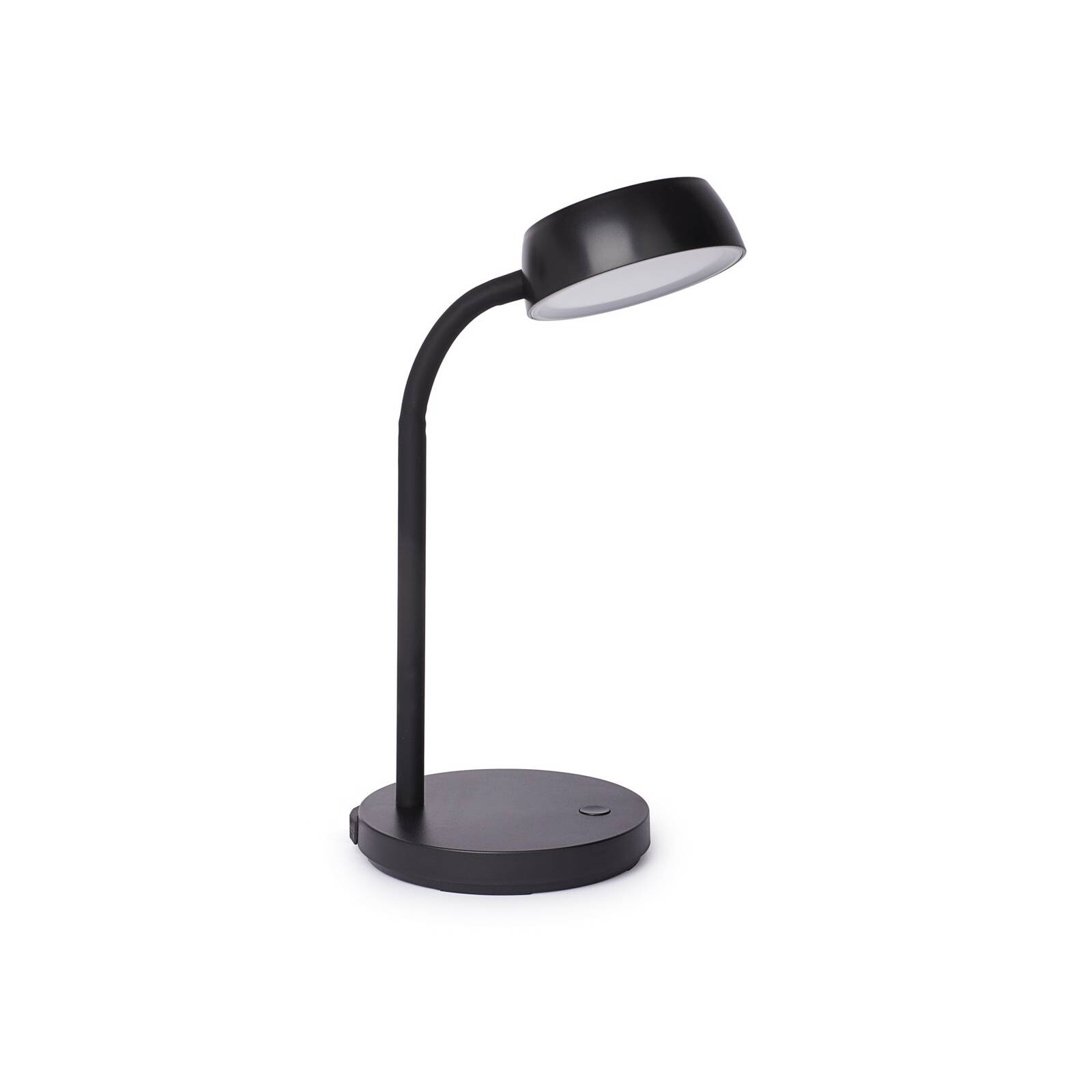 LED stolná lampa MAULabby, čierna, výška 30 cm