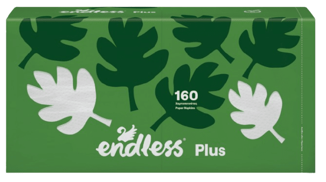ENDLESS PLUS - Jednovrstvové papierové utierky (160 ks)